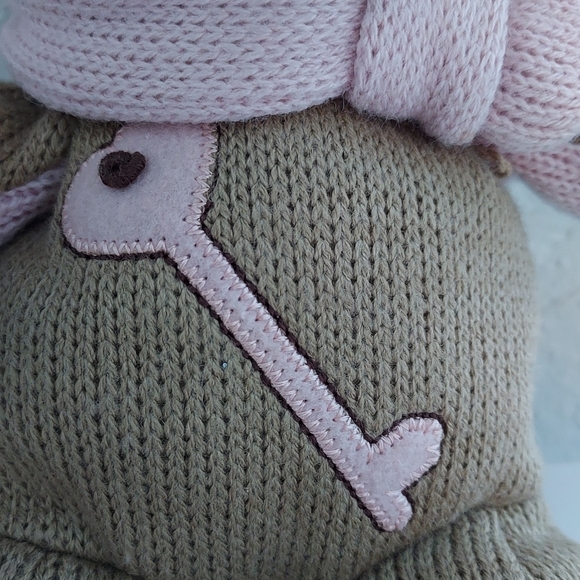 Starbucks Bearista Bear Knit Plush Winter 89th Edition Pink Heart Key 2010 - Picture 9 of 9